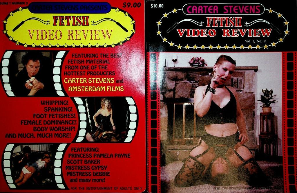 Lot Of 4 Fetish Video Review Magazines Pamela Payne 1994-1995 030920lm-ep