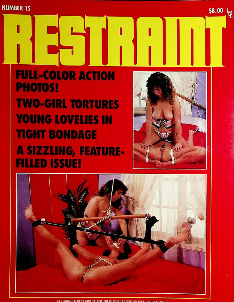 Restraint Bondage Magazine Lovelies In Tight Bondage #15 1989 122120lm-ep
