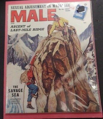 Male Adult Magazine Sexual Adjustment June 1954 vg 122215lm-ep