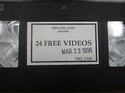 "24 Free Videos" Private Lives No 1318 XXX Adult VHS 052515amp2