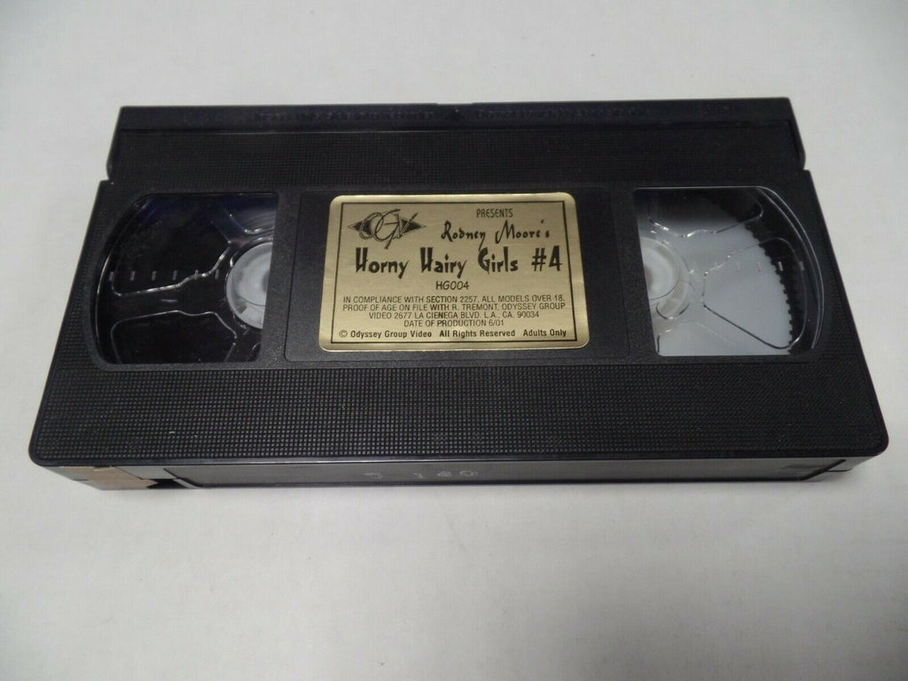 Horny Hairy Girls #4 Rodney Moore Odyssey Group 2001 Adult VHS 052819AMP