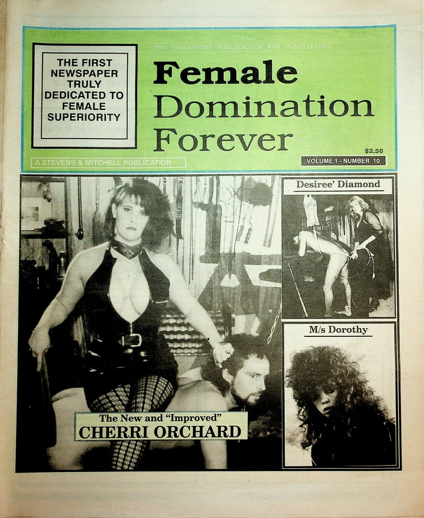 Female Domination Forever Newspaper Cherri Orchard vol.1 #10 1994 022720lm-ep