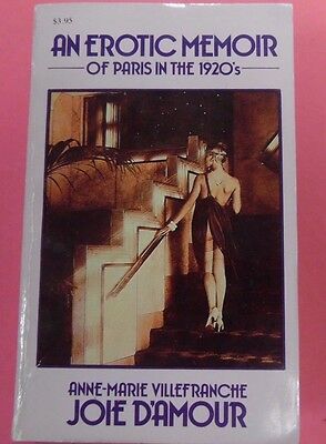 An Erotic Memoir Of Paris In The 1920's by Jole D'Amor 1985 073113lm-epa