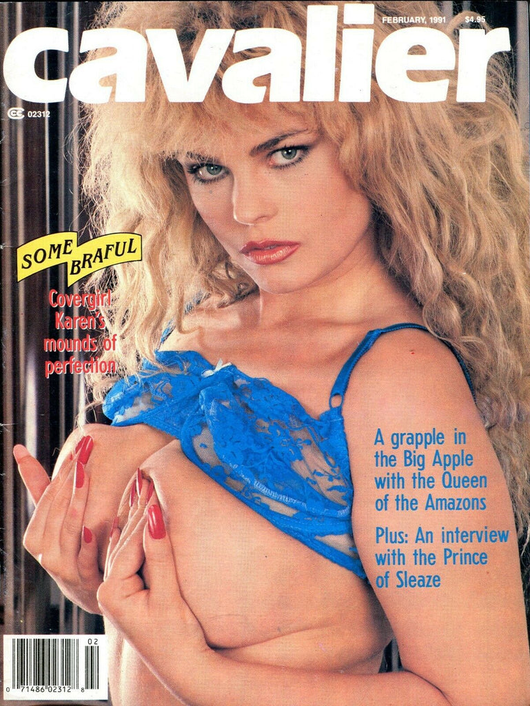 Cavalier Magazine Covergirl Karen / Ron Jeremy February 1991 052119lm-ep