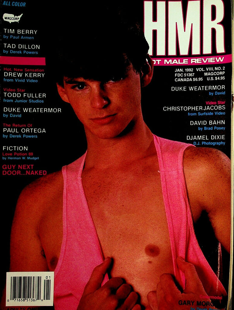 Hot Male Review Gay Magazine Gary Morgan January 1992 120620lm-ep