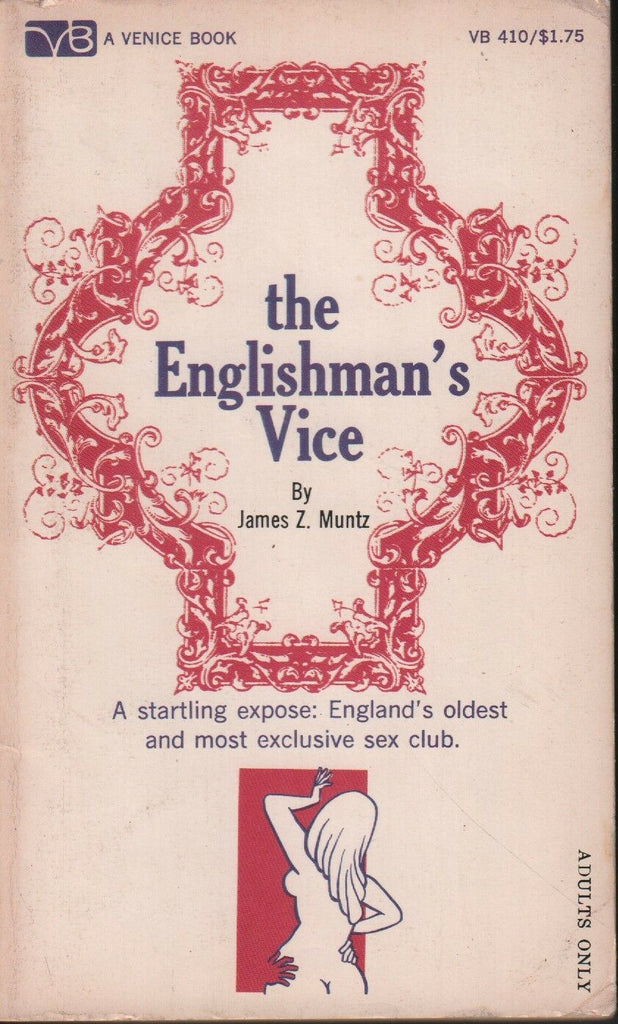 The Englishman's Vice James Z Muntz Venice Books Adult Book 043018DBEP