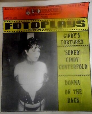 Fotoplays Adult Newspaper Cindy's Tortures #11 1985 031418lm-ep2
