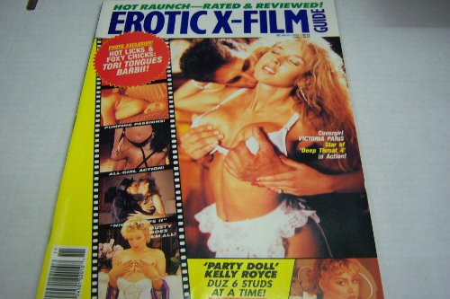 Erotic X-film Guide Adult Magazine "Covergirl Victoria Paris Star of Deep Throat 4 in Action!" November 1990