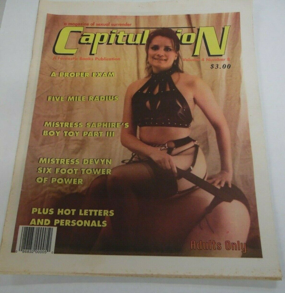 Capitulation Fetish Newspaper Mistress Saphire vol.4 #8 1995 122119lm-ep