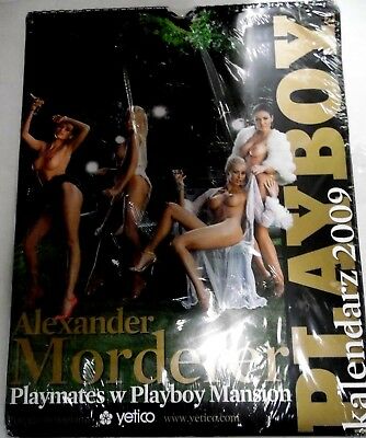 Playboy International Calendar w Playboy Mansion 2009 15" x 12" 052318lm-ep