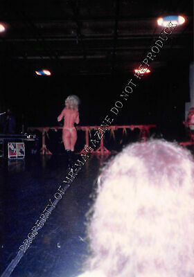 Nina Hartley Candid Original 3.5x5 Photo 1990s Performing Naked Live Show 163ih