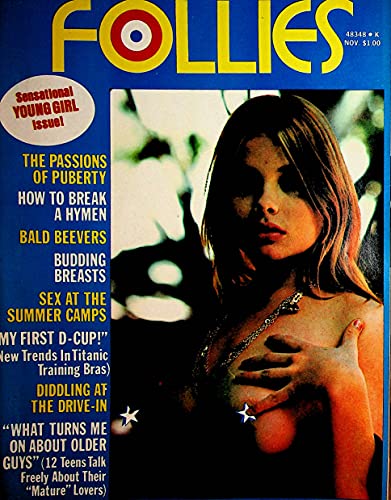 Follies Men's Magazine Budding Breasts Of The Year Naomi Cheevers November 1972