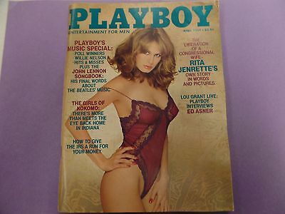 Playboy Adult Magazine John Lennon Songbook April 1981 041216lm-ep