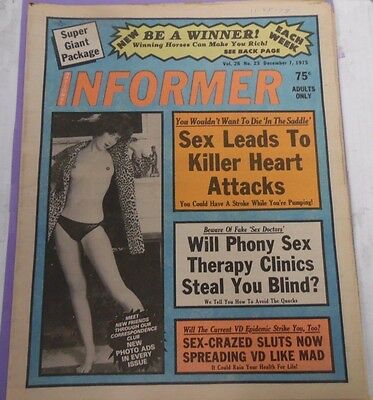 Informer Adult Newspaper Sex & Heart Attacks December 7, 1975 011213lm-epa