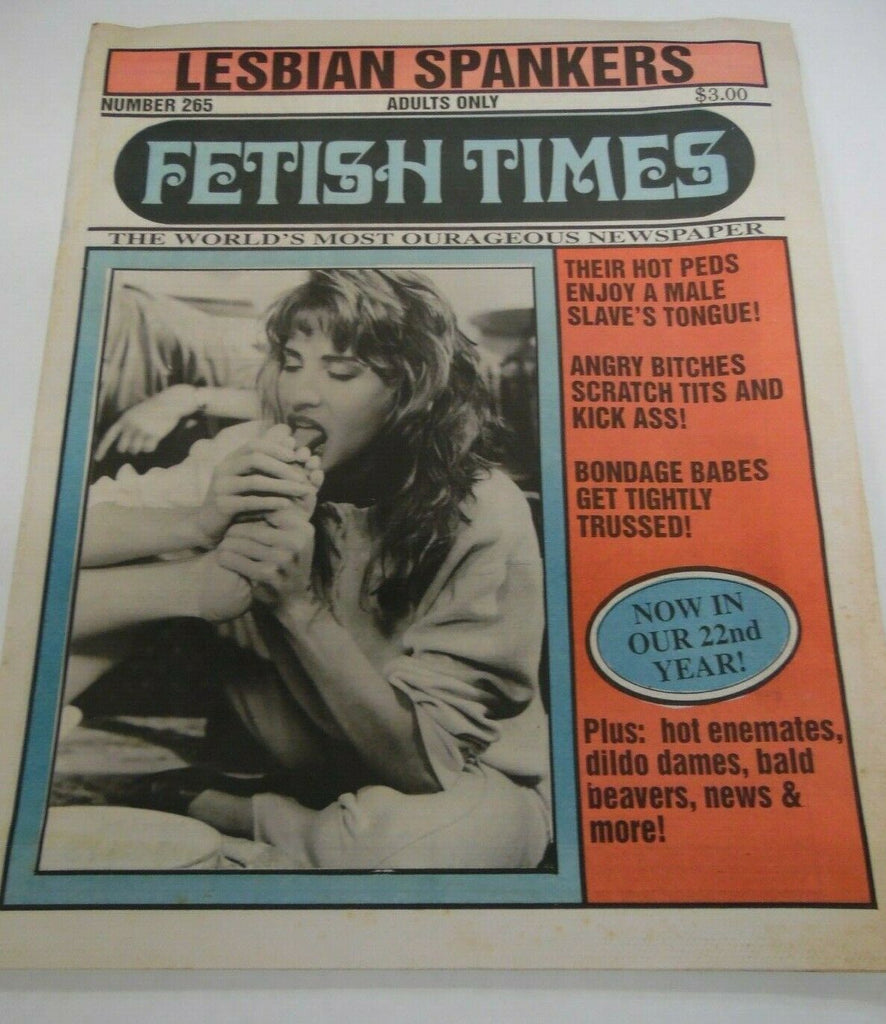 Fetish Times Newspaper Lesbian Spankers #265 1995 121719lm-ep2
