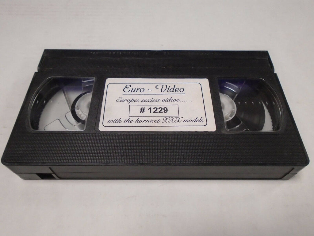 Euro-Video #1229 Horniest XXX Models European Vintage Adult VHS 011519AMP2