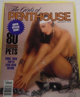 Girls Of Penthouse Magazine 80 Spectacualar Pets January 1993 022417mag lm-ep - Used