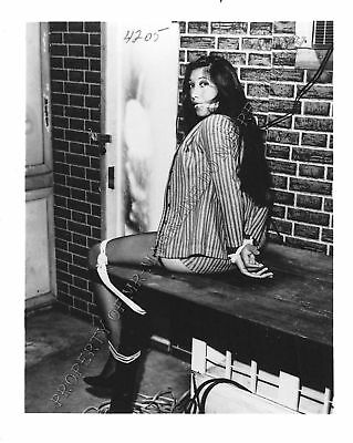 Adult Photo Vintage B&W 4x5 Bondage Beautiful Brunette Bound Dominated 86XU