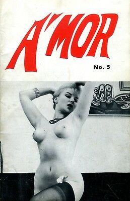 A'Mor Denmark Digest Nude Models / Garters & Lace #5 1960's 081418lm-ep