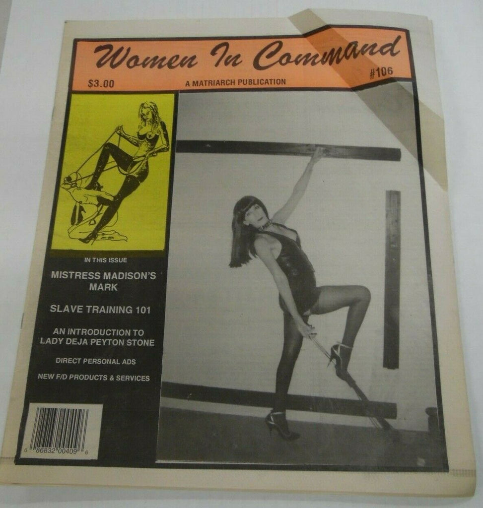 Women In Command Newspaper Mistress Madison #106 1996 121619lm-ep