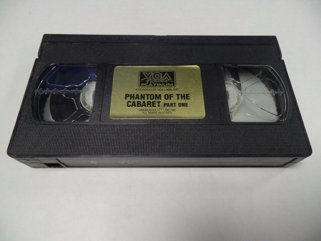 Phantom of the Cabaret Part One 1989 VCA Pictures Platinum Adult VHS 052119AMP