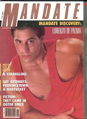 Mandate Gay Magazine Lorenzo De Palma November 1984 011618lm-ep