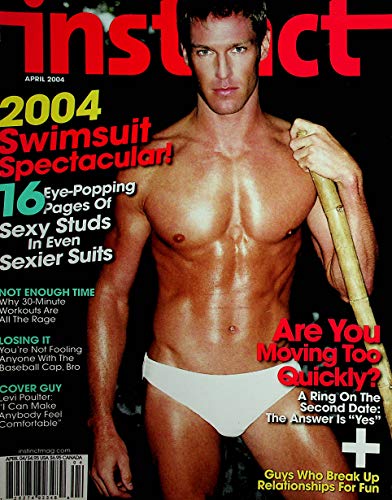Instinct Gay Magazine 2004 Swimsuit Spectacular! / Cover Guy Levi Poulter April 2004