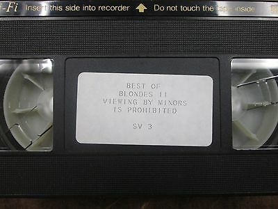 Best of Blondes 11 VG Adult VHS 052215amp