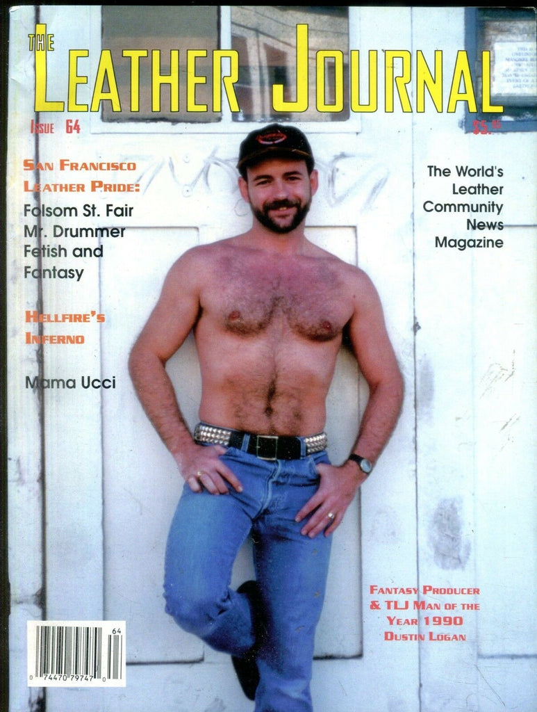 The Leather Journal Gay Magazine Dustin Logan #64 1994 112618lm-ep