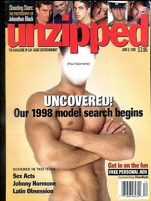 Unzipped Gay Magazine Uncovered! Model Search June 9 1998 020318lm-ep