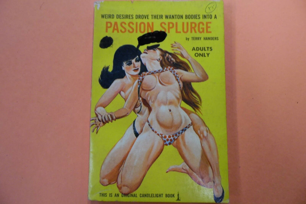 Passion Splurge Adult Novel by Terry Handers 1964 110216lm-ep