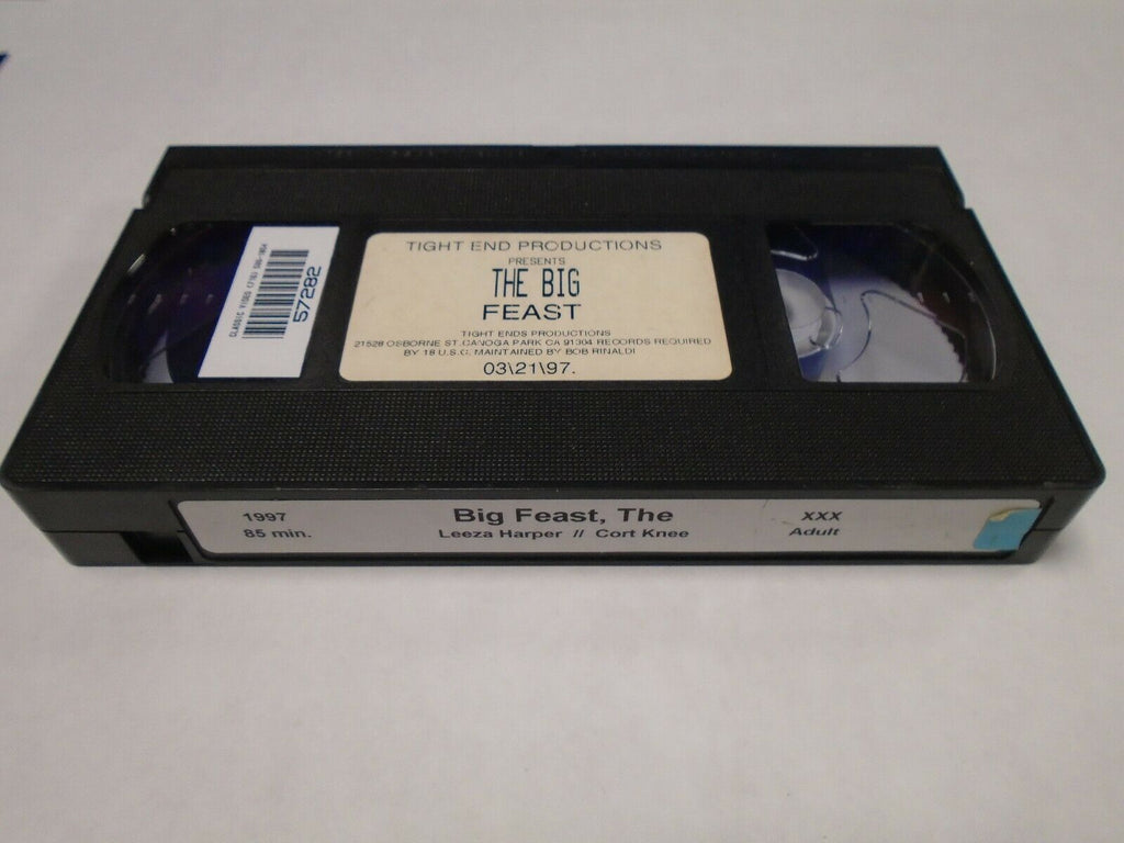 The Big Feast Leeza Harper Cort Knee 1997 85mins Adult VHS 021819AMP2
