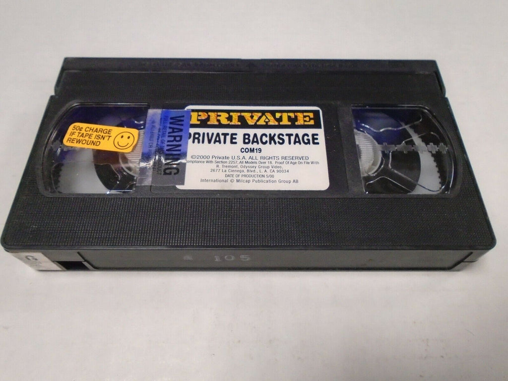 Private Backstage 2000 Milcap Pub Adult VHS 032119AMP