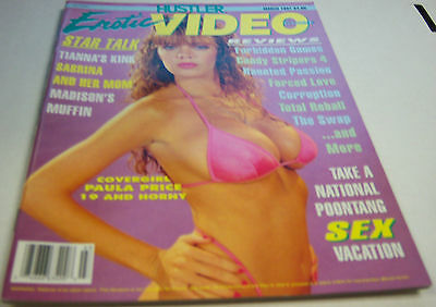 Hustler Erotic Video Guide March 1991 Covergirl Paula Price BUSTY CVR 012713ELP