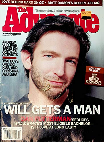 Advocate Gay Magazine Will & Grace's Dan Futterman February 18, 2003