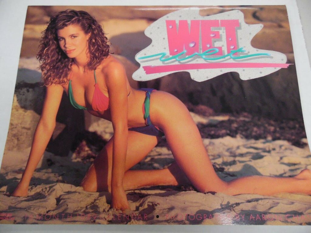 Wet 16 Month 1989 Wall Calendar 13" x 10" 042419lm-ep2