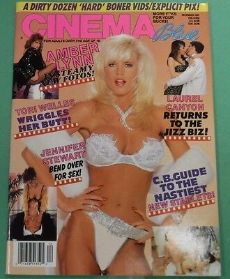 Cinema Blue Magazine Amber Lynn/Tori Welles December 1991 042713lm-epa