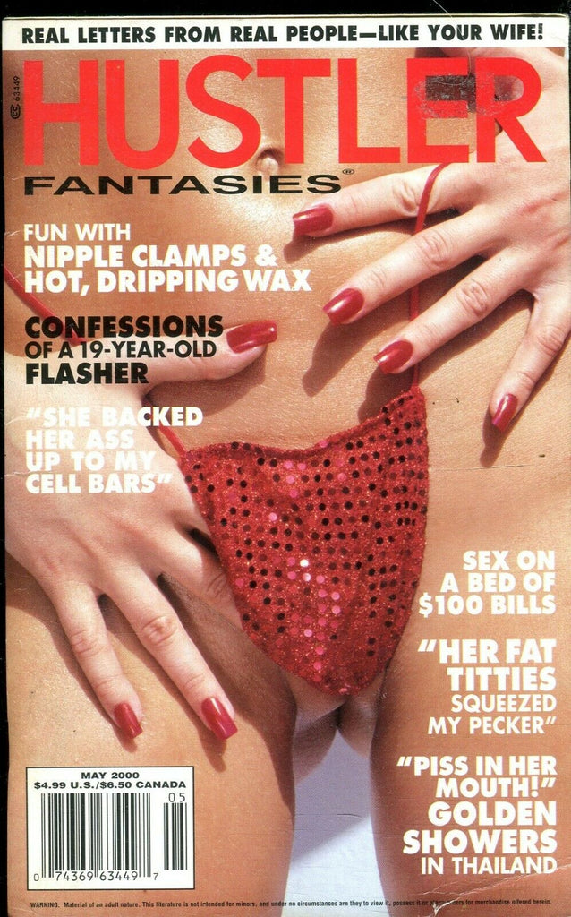 Hustler Fantasies Digest Nipple Clamps/Hot Dripping Wax May 2000 100919lm-ep
