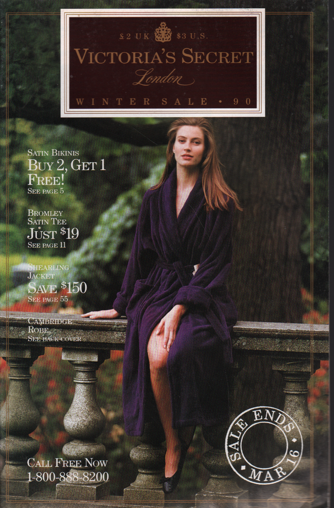Victoria's Secret London Catalog Winter Sale 1990 83pgs Lingerie Rare 072120ame