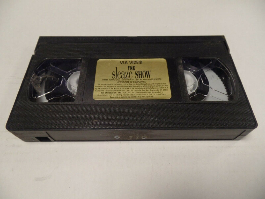 The Sleaze Show VCA Video 2002 Adult VHS 030119AMP2