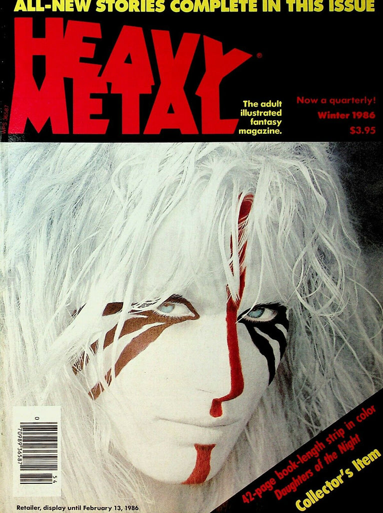 Heavy Metal Magazine All New Stories Winter 1986 Collector's Issue 081220lm-ep