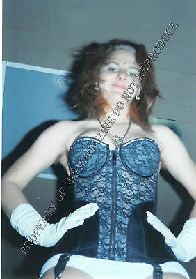Adult 1970s Photo 3.5x5 Bondage Beautiful Dominatrix Posing Ready to Play 35HT