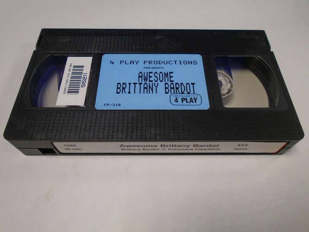 Awesome Brittany Bardot Francious Pappillion 1989 30mins Adult VHS 030419AMP3