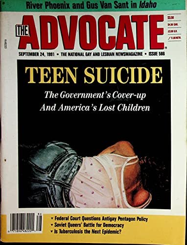 The Advocate Gay And Lesbian Magazine River Phoenix and Gus Van Sant In Idaho September 24, 1991