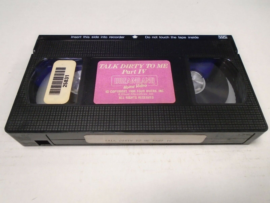 Talk Dirty to Me Part 4 1986 Dreamland Ent Adult VHS 040419AMP2