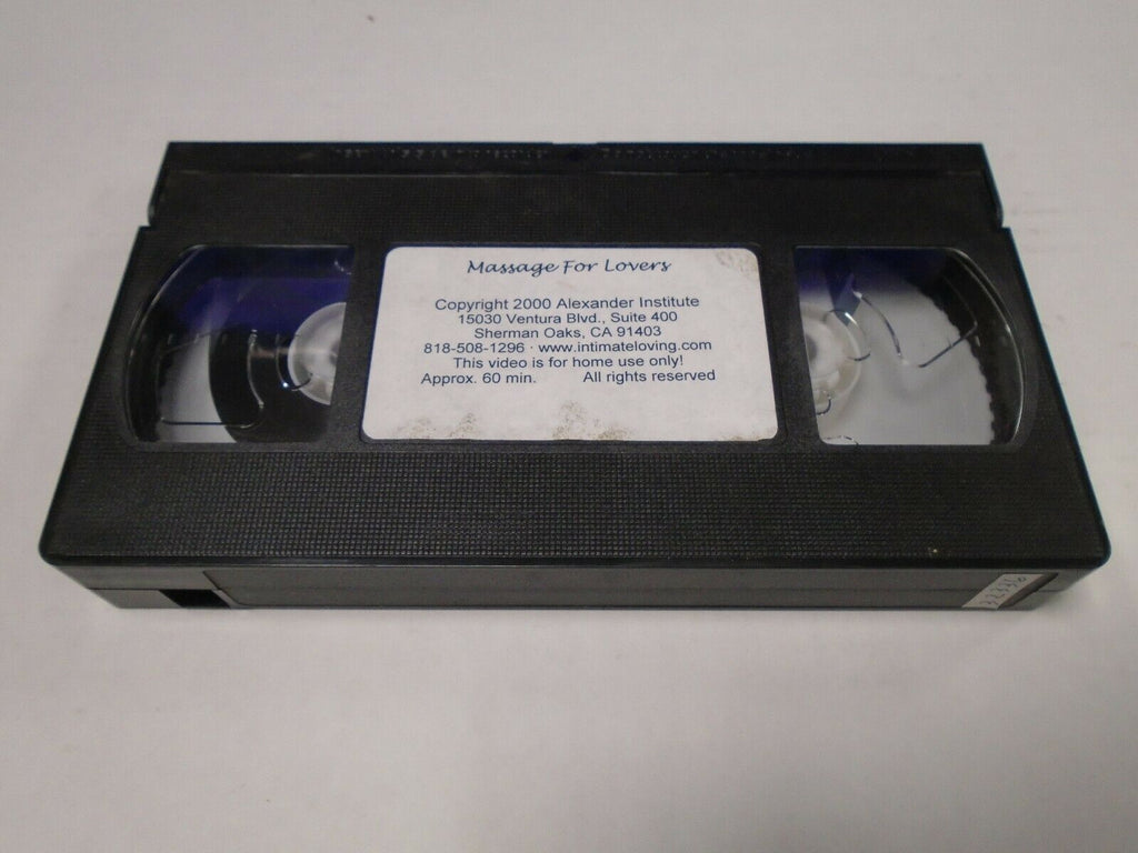 Massage For Lovers 2000 Alexander 60mins Adult VHS 022819AMP