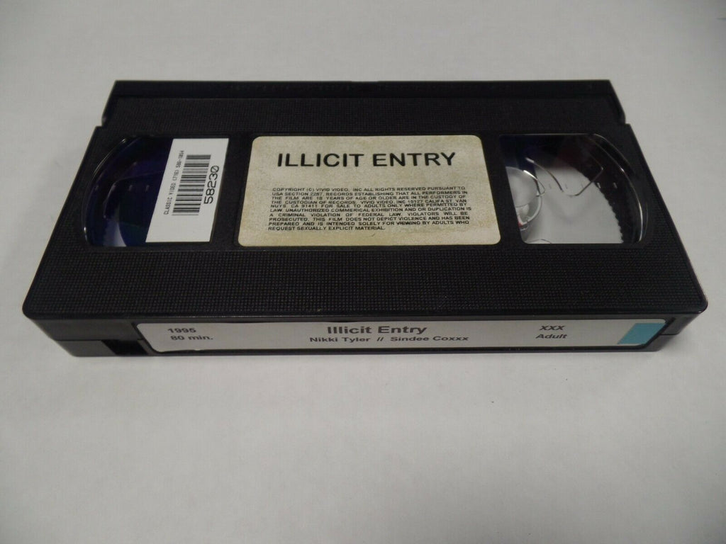 Illicit Entry Nikki Tyler Sindee Coxxx 1995 80mins Adult VHS 030419AMP3