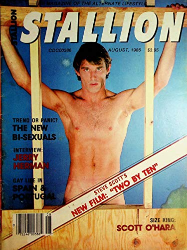 Stallion Gay Magazine Scott O'Hara / The New Bi-Sexuals August 1986