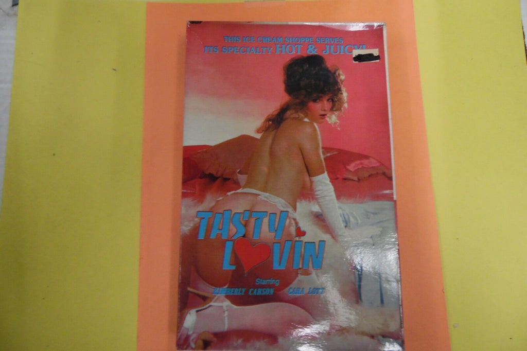 Tasty Lovin VHS Kimberly Carson/Cara Lott XXX CLEARANCE 112116lm-ep