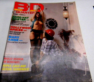 B & D Adult Magazine "Hard Hat Master" Vol.1 1980 vg 072513lm-ep